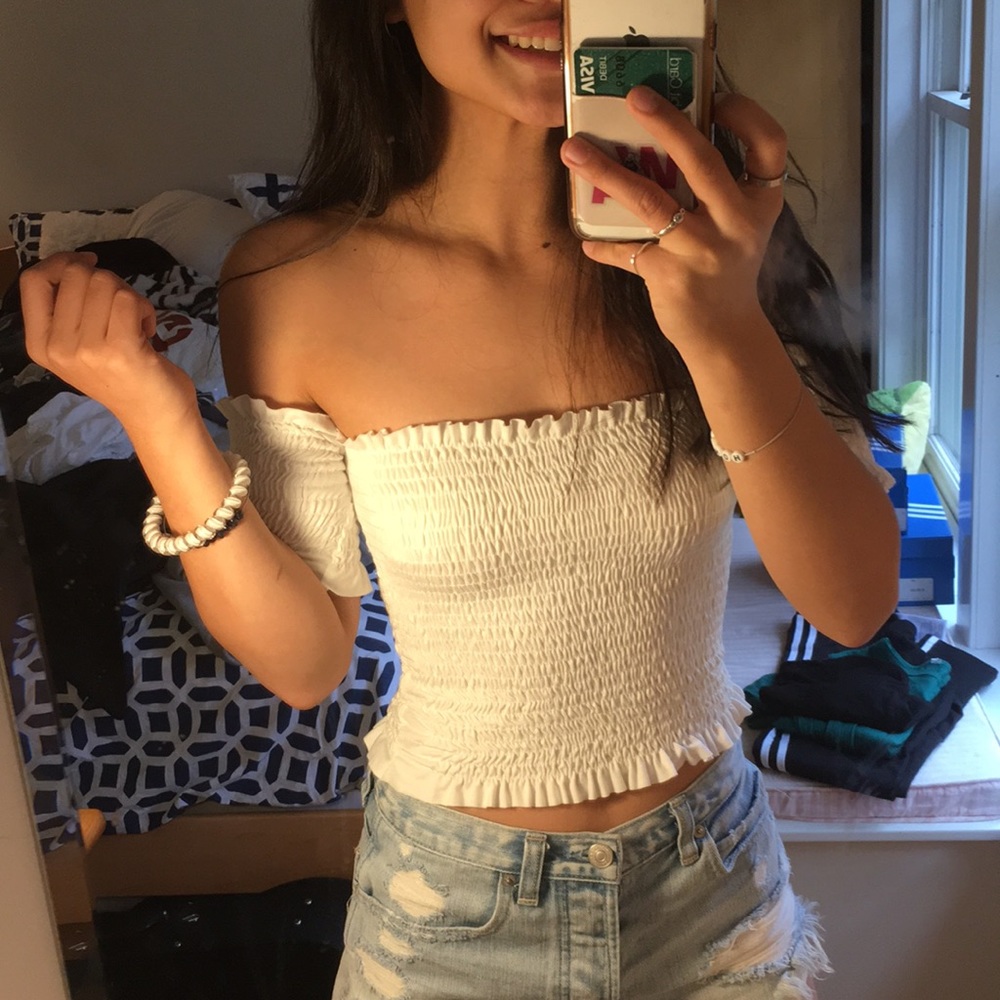 White tube top